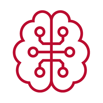 icon of a AI learning machine