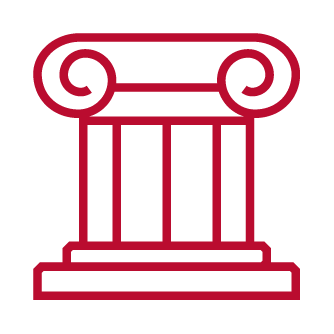 Icon of a column